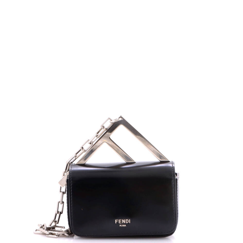 Fendi Nano FF Chain Clutch Bag